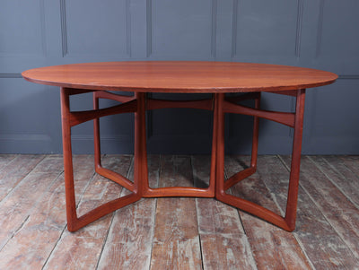 Teak Gateleg Dining Table by Hvidt & Mølgaard-Nielsen for France & Son