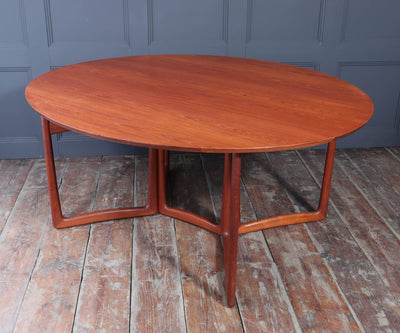 Teak Gateleg Dining Table by Hvidt & Mølgaard-Nielsen for France & Son