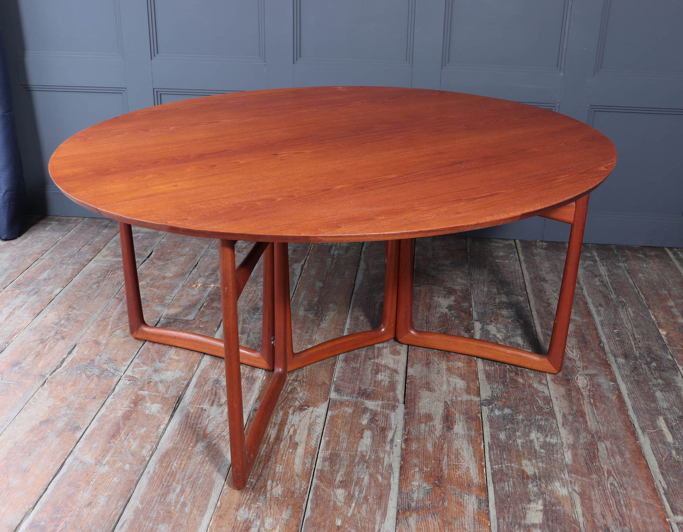 Teak Gateleg Dining Table by Hvidt & Mølgaard-Nielsen for France & Son