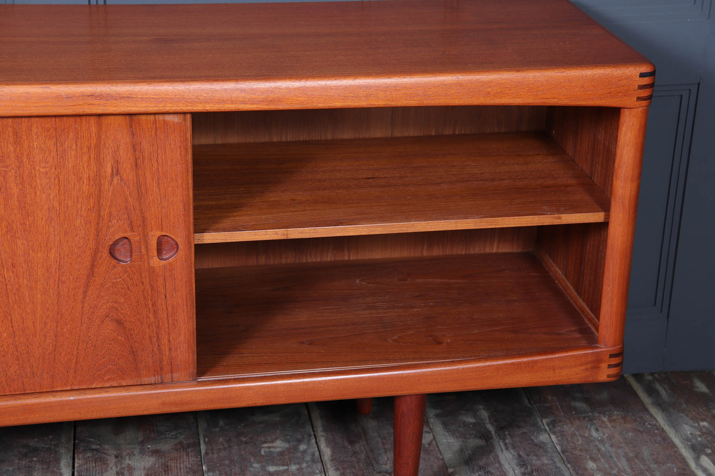 Danish Mid Century Teak Sideboard by H W Klien for  Bramin