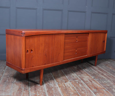 Danish Mid Century Teak Sideboard by H W Klien for  Bramin