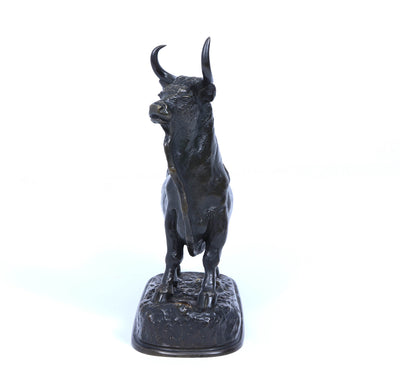 Bronze Bull Sculpture c1890