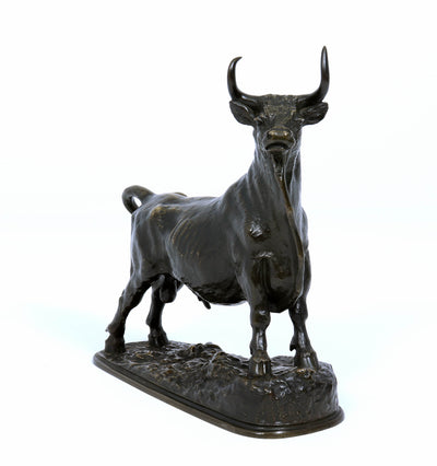 Bronze Bull Sculpture c1890