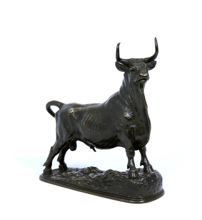 Bronze Bull Sculpture c1890