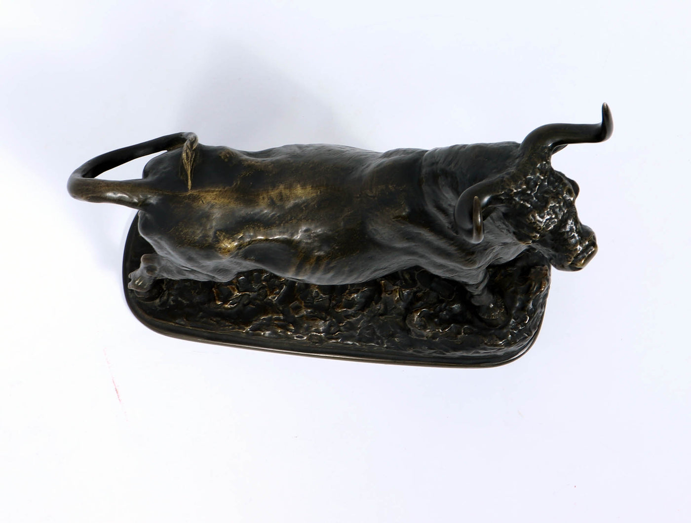 Bronze Bull Sculpture c1890