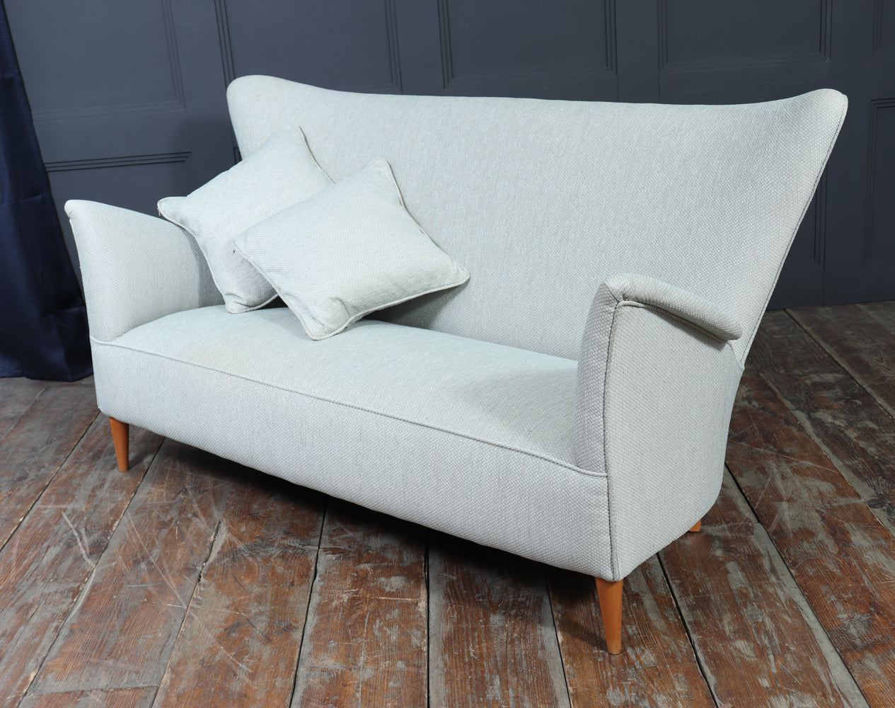 Italian Gio Ponti Sofa for Hotel Bristol, Murano c1950