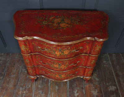 Italian Painted  'Lacca Povera'  Commode, 19th Century