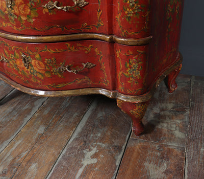 Italian Painted  'Lacca Povera'  Commode, 19th Century