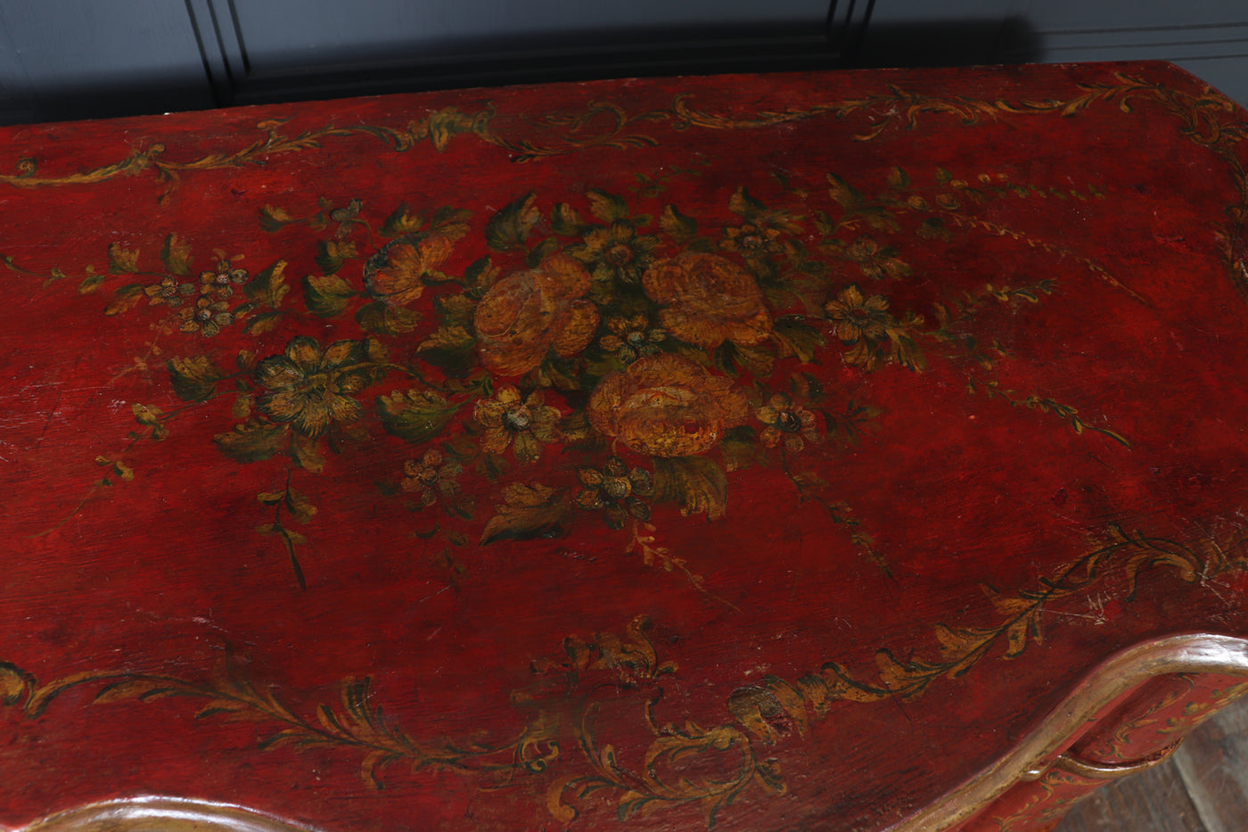 Italian Painted  'Lacca Povera'  Commode, 19th Century