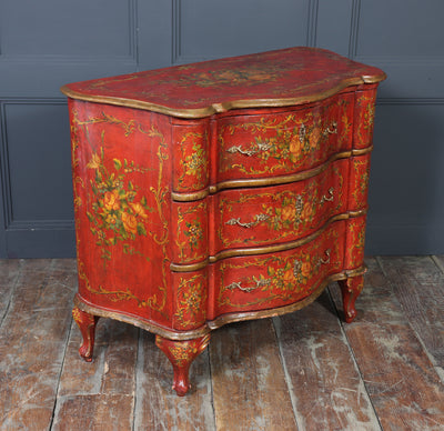 Italian Painted  'Lacca Povera'  Commode, 19th Century