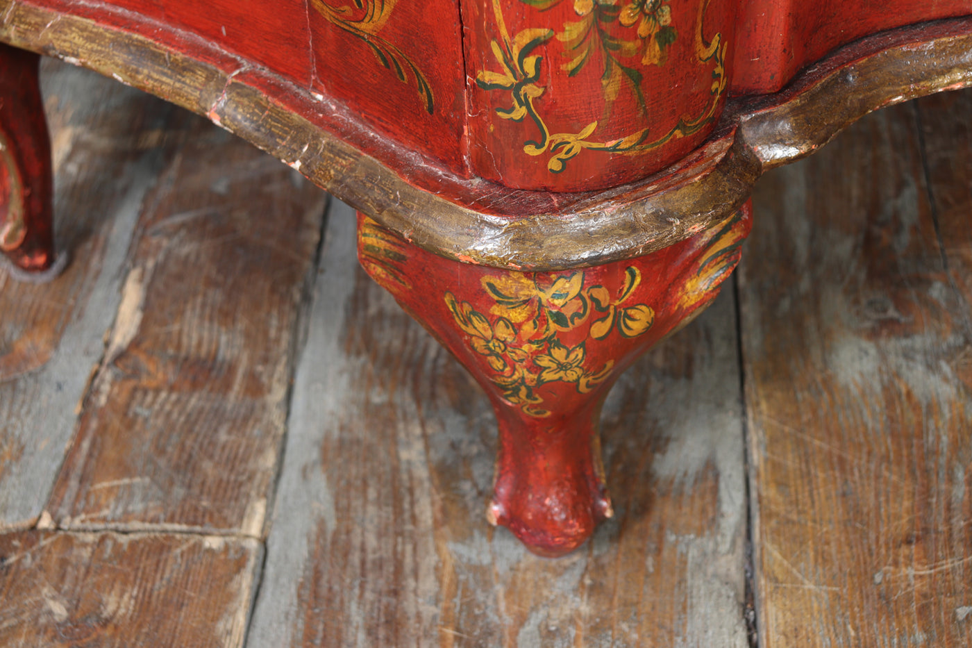Italian Painted  'Lacca Povera'  Commode, 19th Century