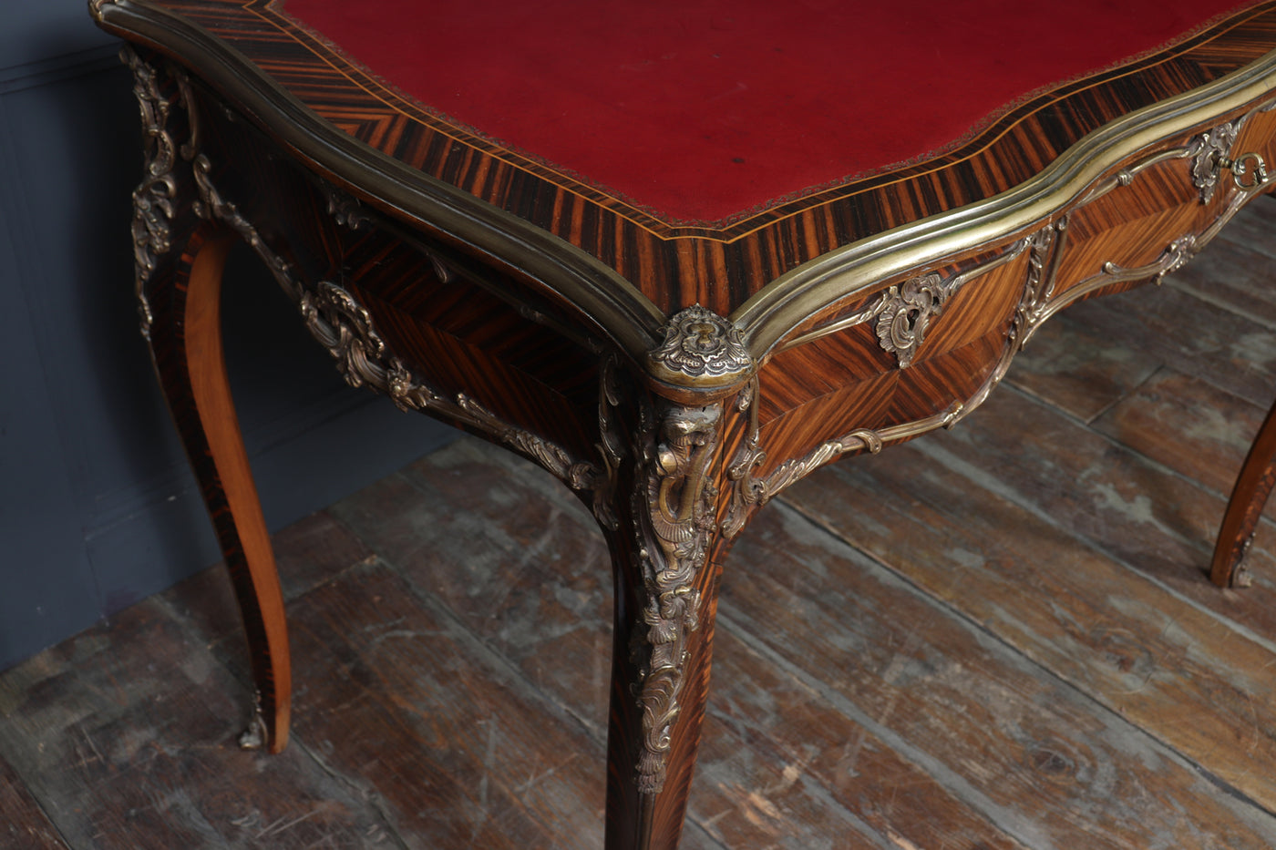 Louis XV Style Kingwood & Ormolu Bureau Plat by Simon Loscertales