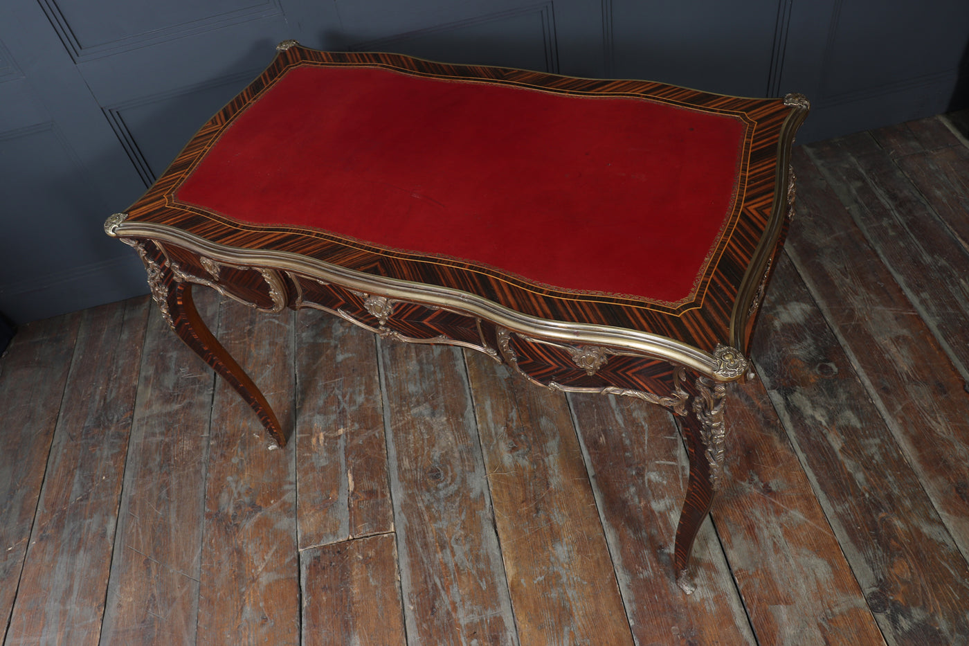 Louis XV Style Kingwood & Ormolu Bureau Plat by Simon Loscertales