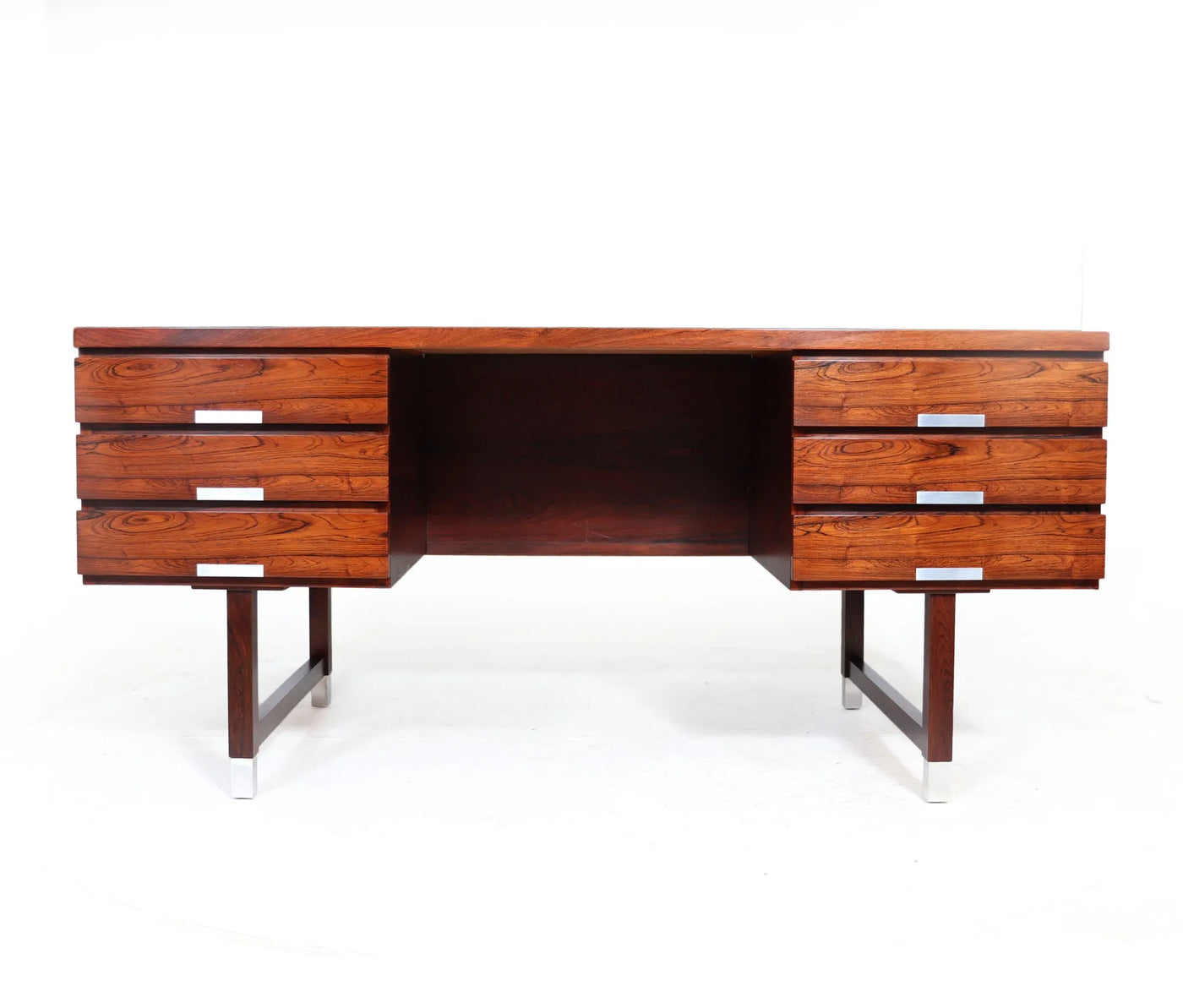 MID CENTURY DESK DANISH EP401 BY EIGIL PEDERSEN C1960 front