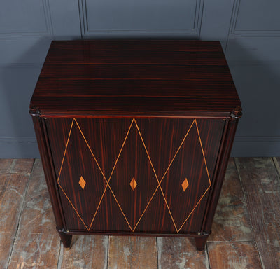 Macassar Ebony Art Deco Cabinet by Dominique, 1925