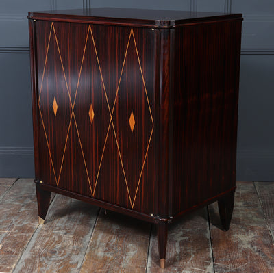 Macassar Ebony Art Deco Cabinet by Dominique, 1925