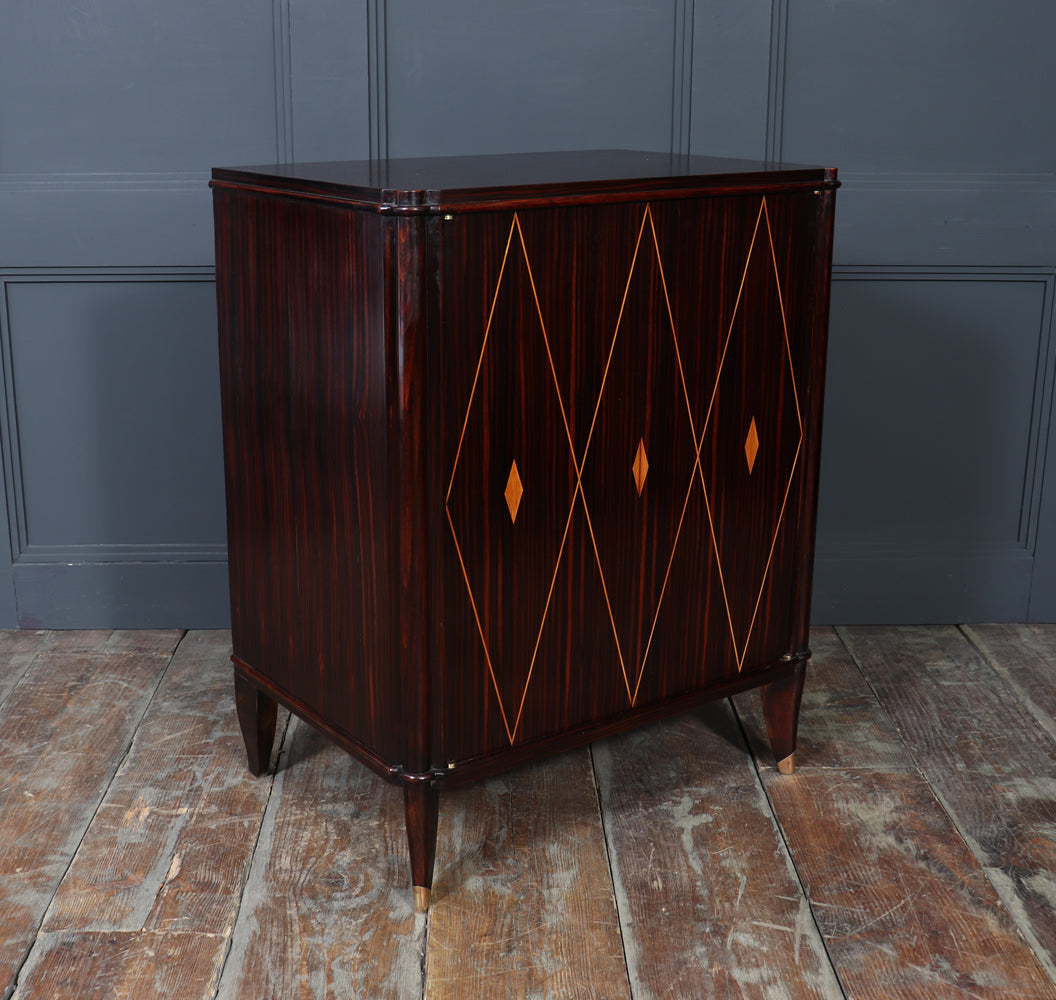 Macassar Ebony Art Deco Cabinet by Dominique, 1925