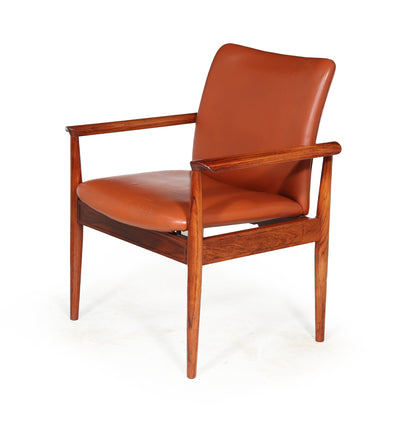 Mid Century Danish Desk Chair 209 by Finn Juhl for Cado