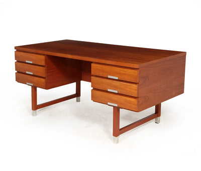 Mid Century Danish Desk EP401 in Teak