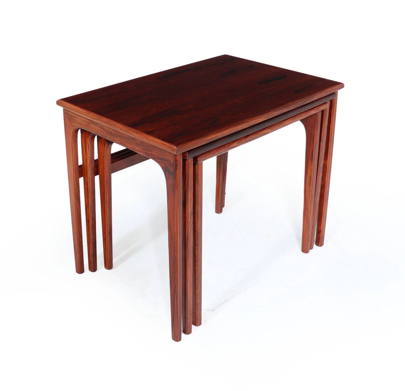 Mid Century Danish Rosewood Nest of Tables