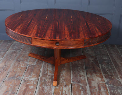 Mid Century Drum Dining Table by Robert Heritage