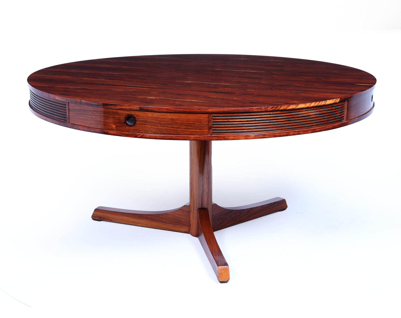 Mid Century Drum Dining Table by Robert Heritage