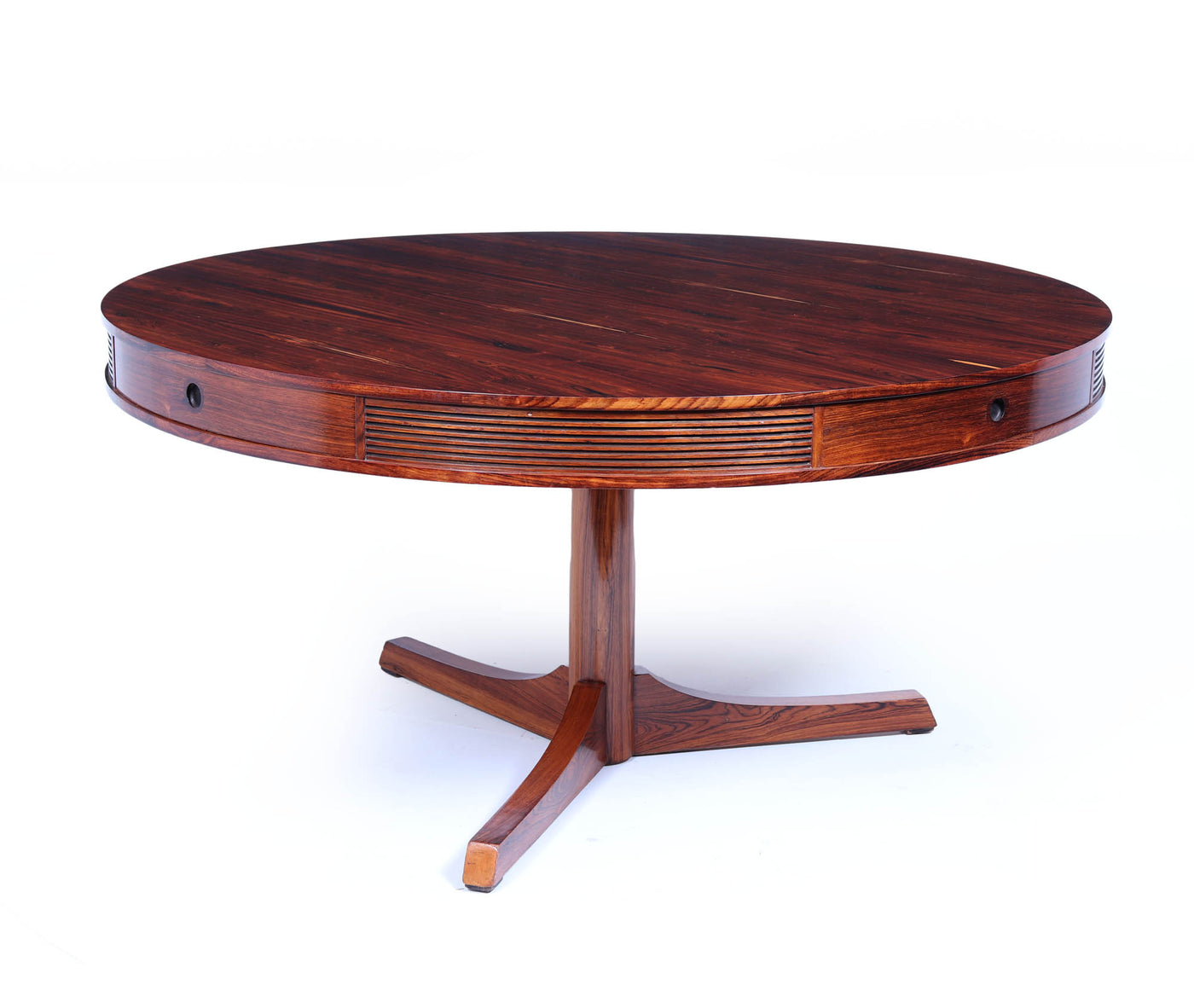 Mid Century Drum Dining Table by Robert Heritage