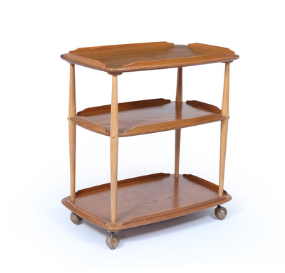 Mid-Century Ercol Trolley in Light Elm