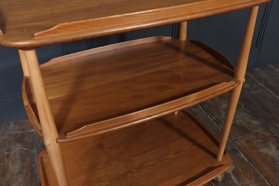 Mid-Century Ercol Trolley in Light Elm