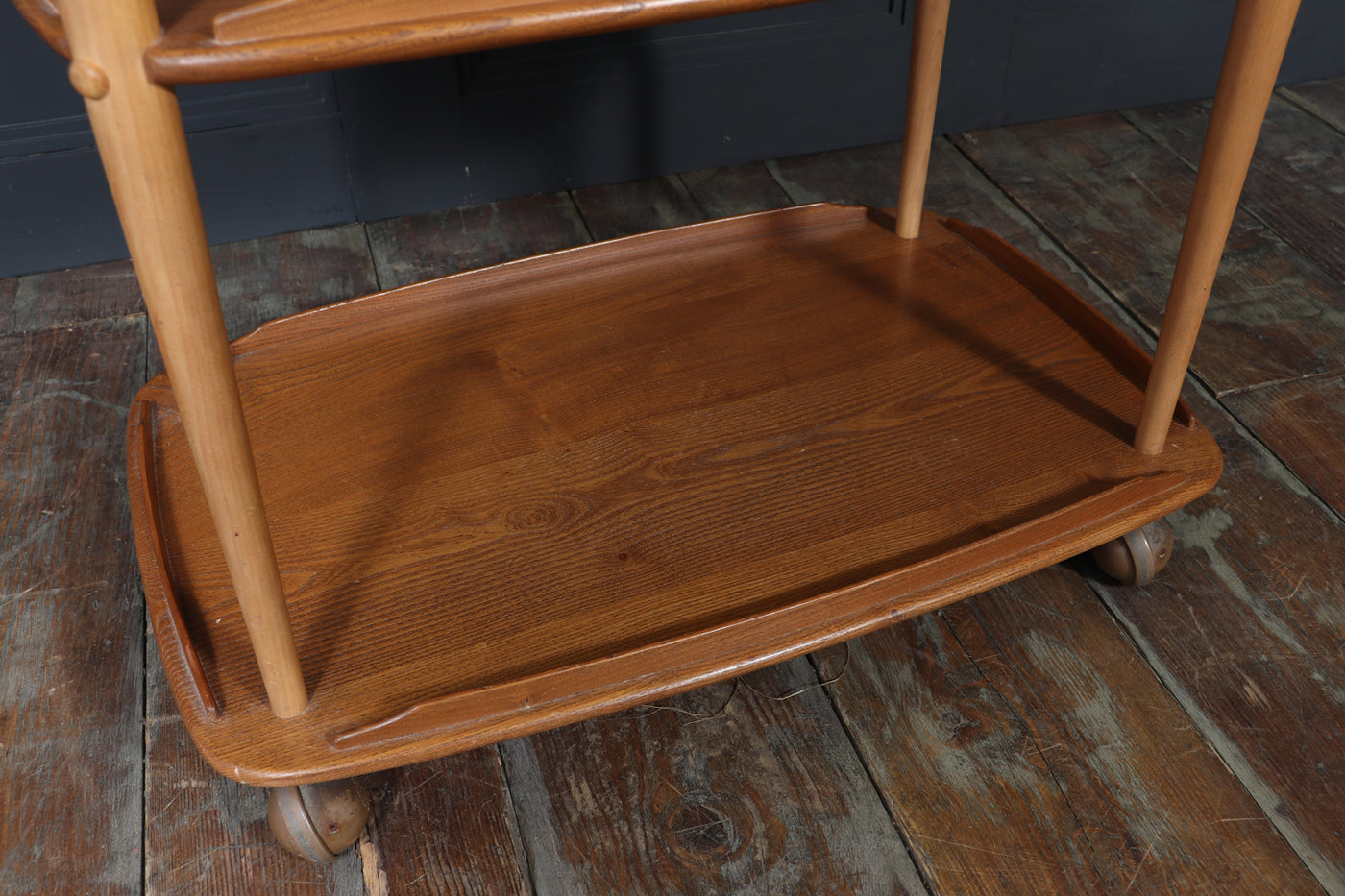 Mid-Century Ercol Trolley in Light Elm