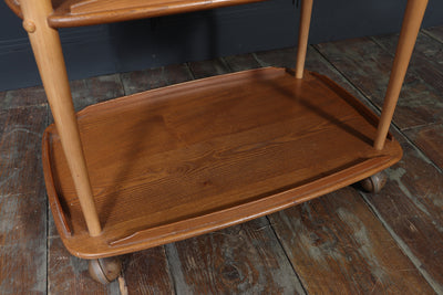 Mid-Century Ercol Trolley in Light Elm