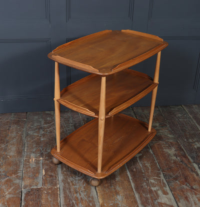 Mid-Century Ercol Trolley in Light Elm