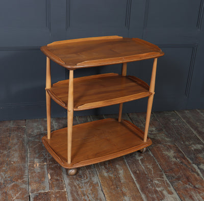 Mid-Century Ercol Trolley in Light Elm