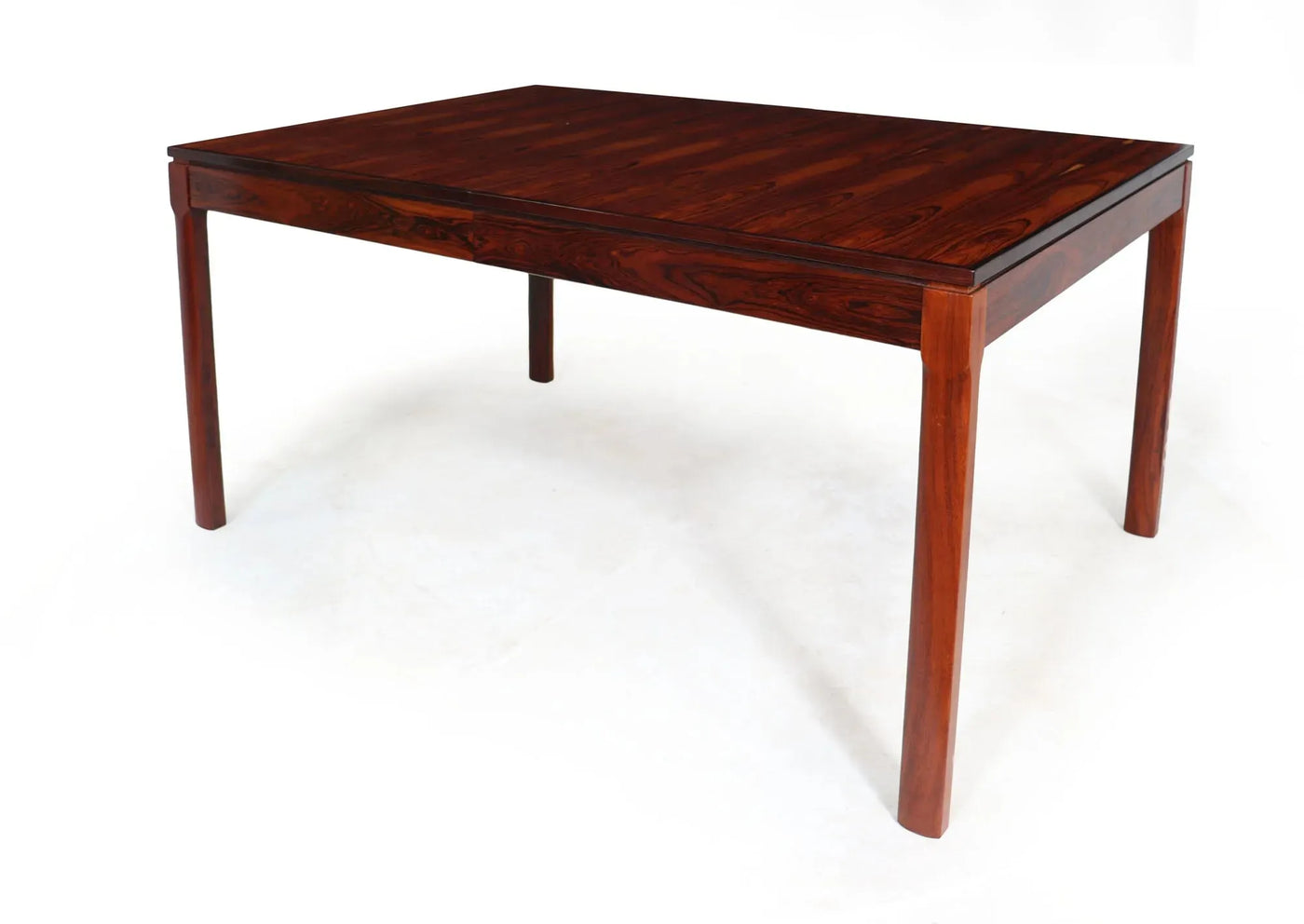 Mid Century Rosewood Dining Table by Bruksbo side