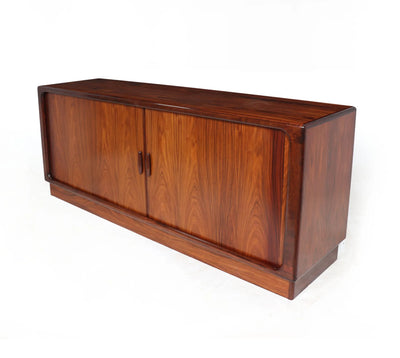 Mid Century Tambour Door Sideboard by Dyrlund side