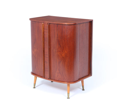 Mid-Century Teak Cocktail Cabinet