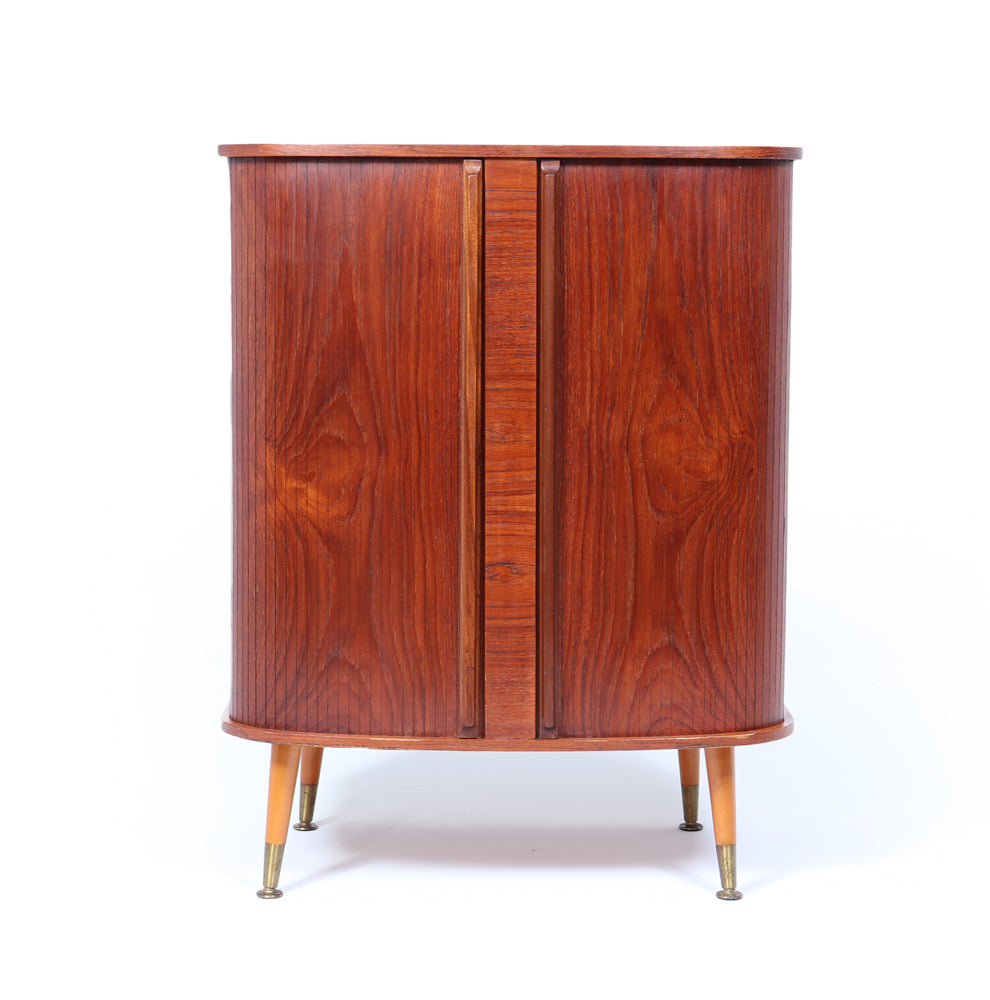 Mid-Century Teak Cocktail Cabinet