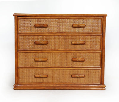 Mid century Bamboo Chest c1970