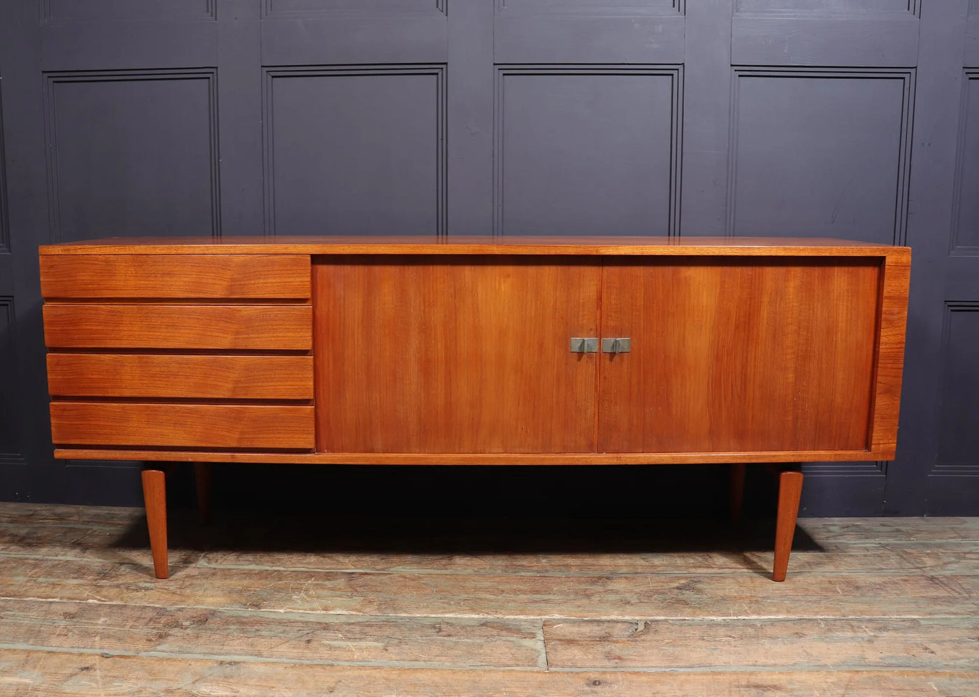 Mid century Danish Tambour Door Sideboard by Bramin room 2