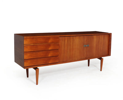 Mid century Danish Tambour Door Sideboard by Bramin side