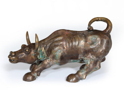 Bronze Charging Bull Sculpture