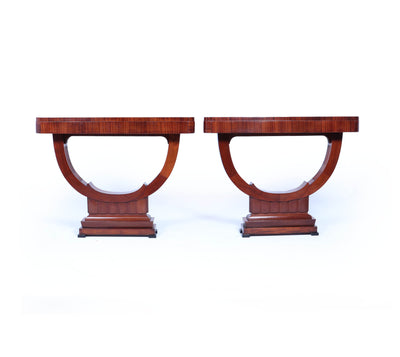 Pair of French Art Deco Console Tables