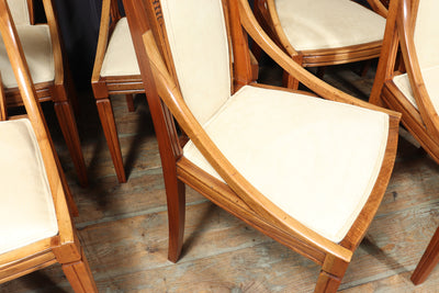 French Art Deco Dining Chairs support