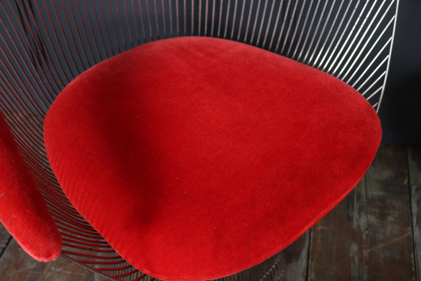 Set of Four Warren Platner Dining Armchairs for Knoll, 1960s