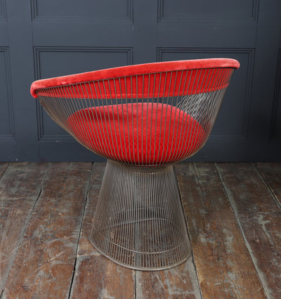 Set of Four Warren Platner Dining Armchairs for Knoll, 1960s