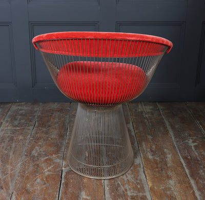 Set of Four Warren Platner Dining Armchairs for Knoll, 1960s