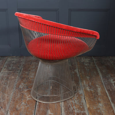 Set of Four Warren Platner Dining Armchairs for Knoll, 1960s