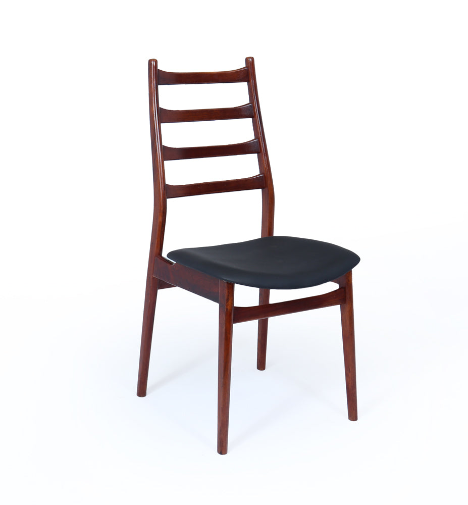 Set of Six Mid Century Rosewood Dining Chairs by Casala