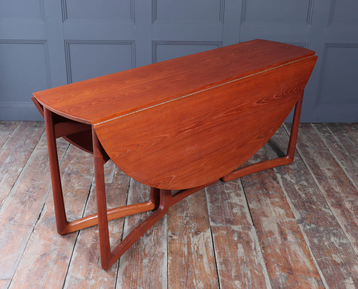 Teak Gateleg Dining Table by Hvidt & Mølgaard-Nielsen for France & Son