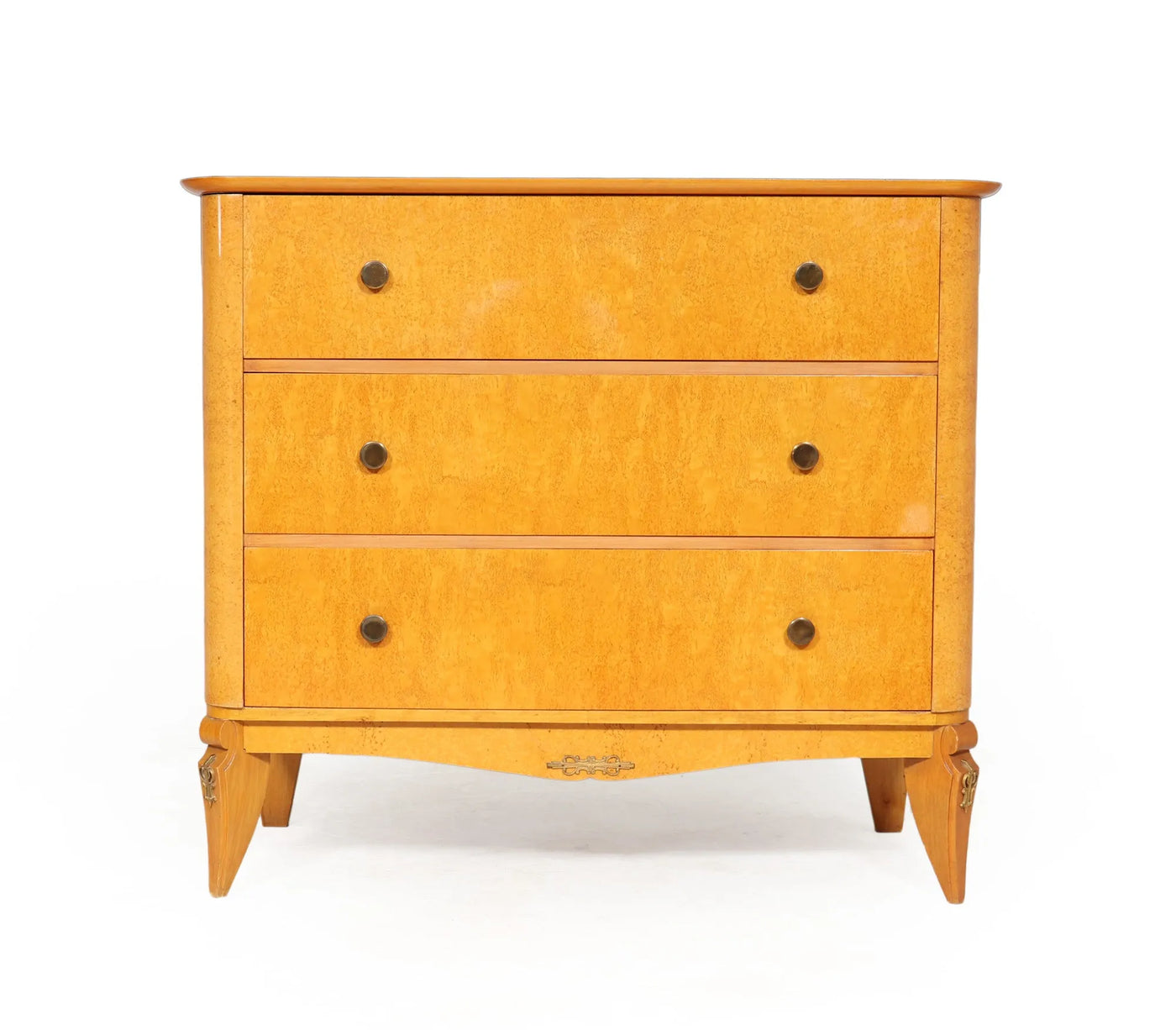 Vintage Chest of Drawers in Karelian Birch